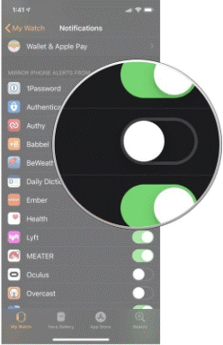 Com gestionar les notificacions a Apple Watch