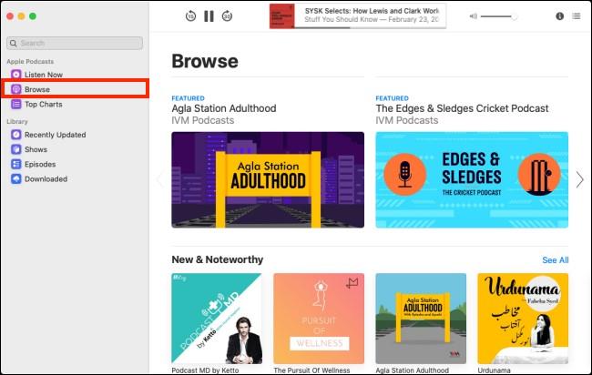 Πώς να χρησιμοποιήσετε την εφαρμογή Podcasts στο macOS Catalina