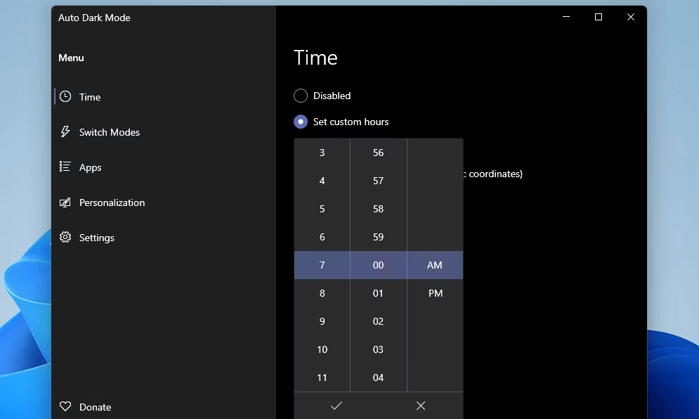 Sådan planlægger du timer i mørk tilstand i Windows 11?