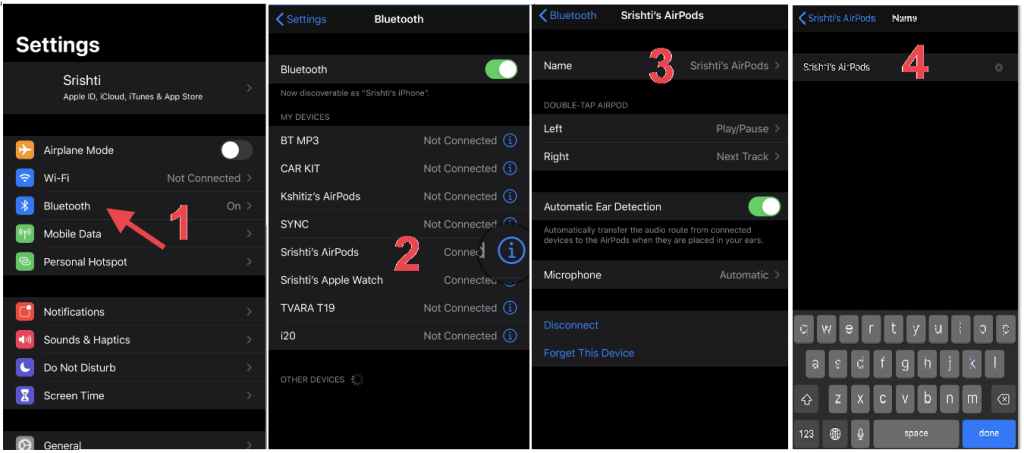 Πώς να αλλάξετε το όνομα Bluetooth στο iPhone;