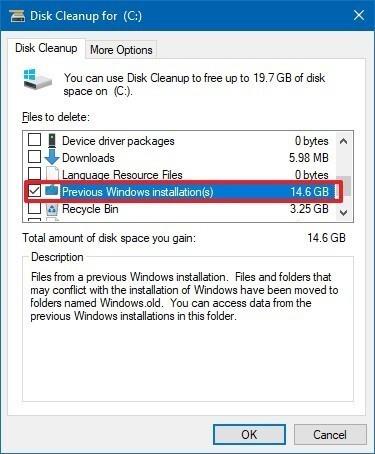 Maneres d'eliminar la carpeta Windows.old a Windows 10?