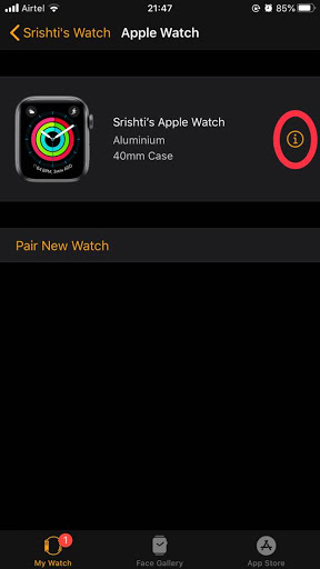 Τι είναι το εικονίδιο (I) στο Apple Watch; Ένας οδηγός για όλα τα εικονίδια και τα σύμβολα του Apple Watch.