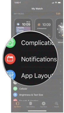 Com gestionar les notificacions a Apple Watch