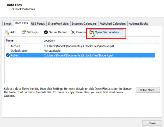 Kako automatski sigurnosno kopirati/spremiti Outlook e-poštu na tvrdi disk?