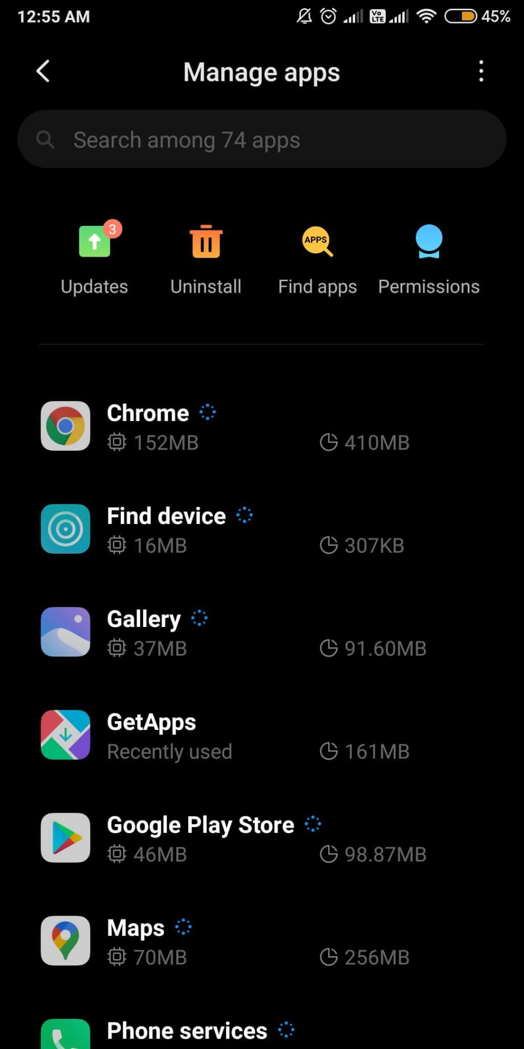 Slik tømmer du Android Cache