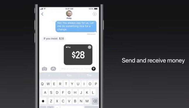 iMessage dobiva Apple Pay Cash: Šalji i primaj novac na iOS-u 11