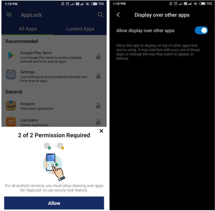 Zabezpečte svoje aplikácie v systéme Android pomocou AppLock