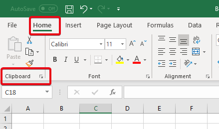 A vágólap törlése a Microsoft Excel programban