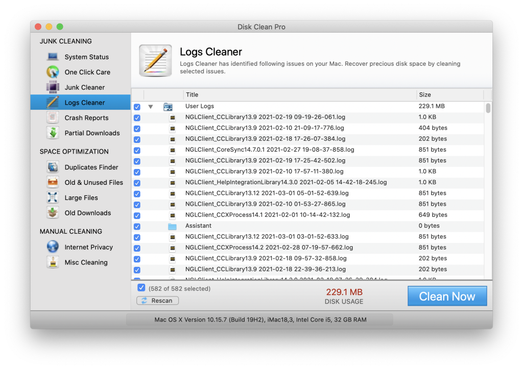 Sådan finder og sletter du systemlogfil på Mac