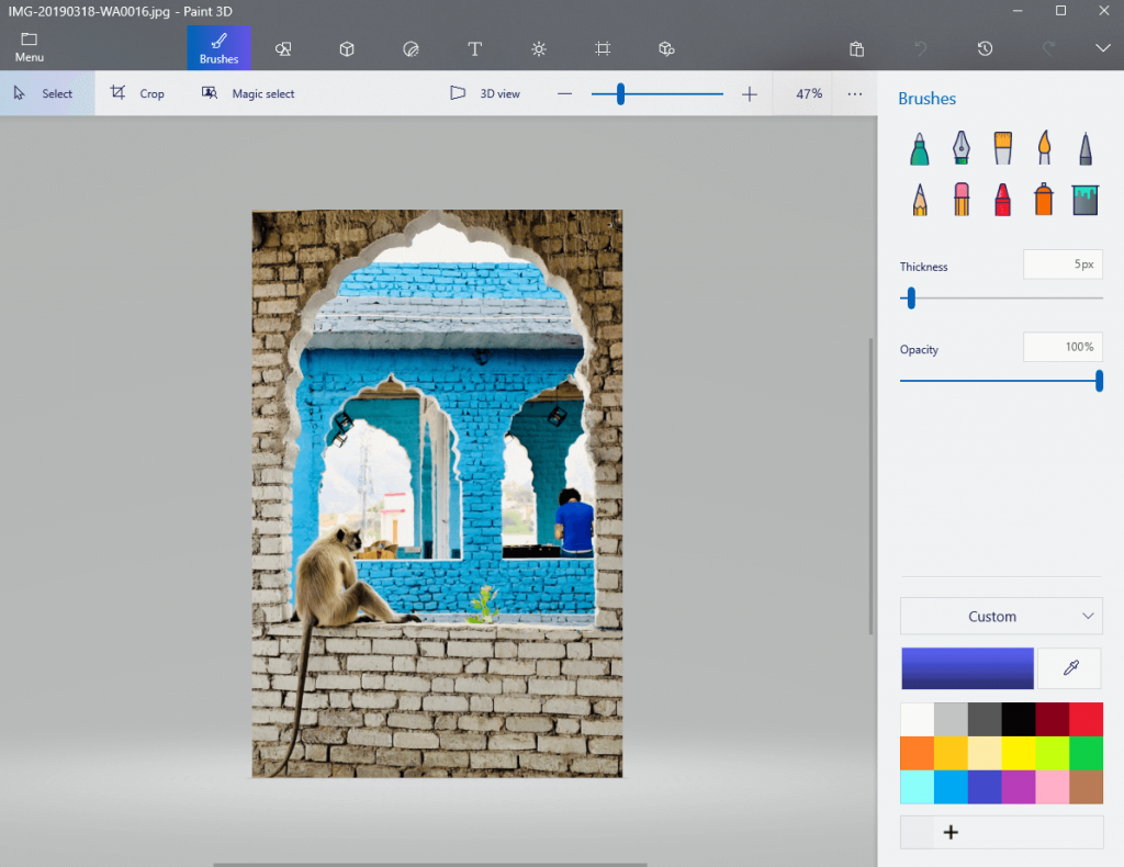 Kako napraviti pozadinu prozirnom u Paint & Paint 3D?