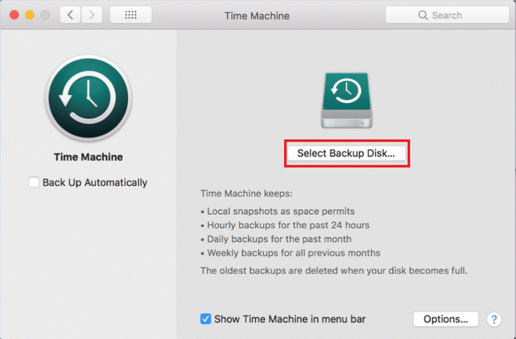 Hogyan állítsd vissza a Mac-ed a Time Machine segítségével