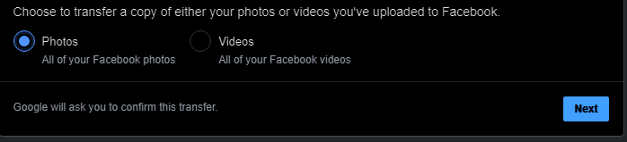 Как да прехвърлите снимки и видеоклипове от Facebook към Google Photos?