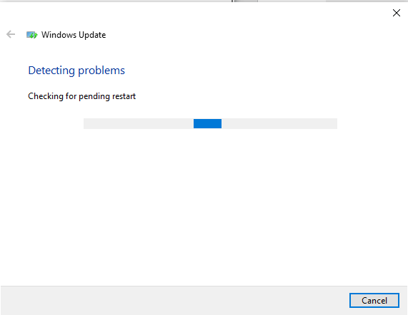 Korjaus: Windows Update ei voi tällä hetkellä tarkistaa päivityksiä