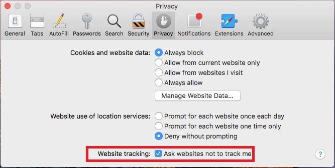 Com mantenir la configuració de privadesa i seguretat a Safari al Mac