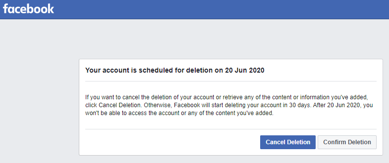 Hur man återställer borttaget Facebook-konto [2021]