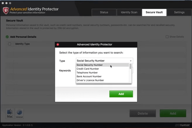 Advanced Identity Protector de Systweak: eina per prevenir el robatori d'identitat