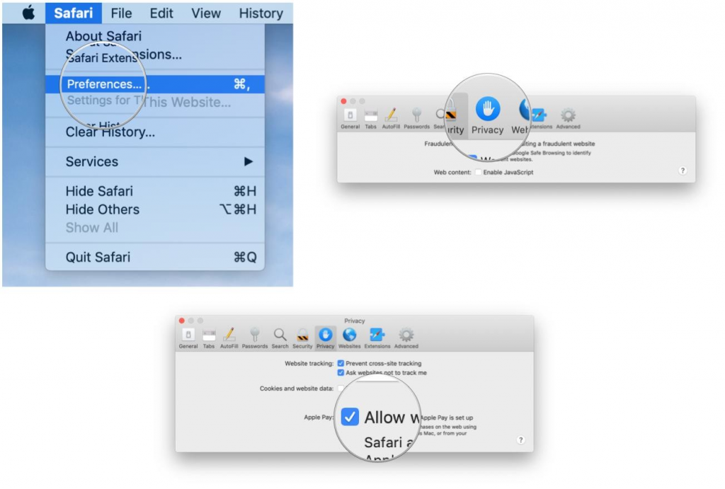Com mantenir la configuració de privadesa i seguretat a Safari al Mac