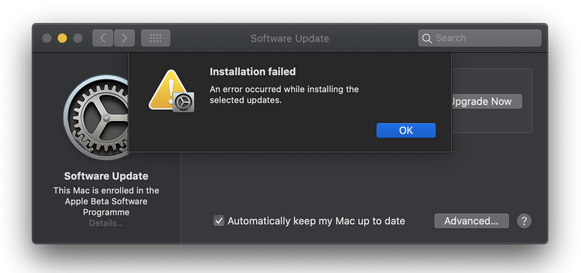 A Mac operációs rendszer frissítése
