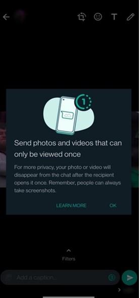Com utilitzar la funció View Once per enviar fotos i vídeos que desapareixen a WhatsApp