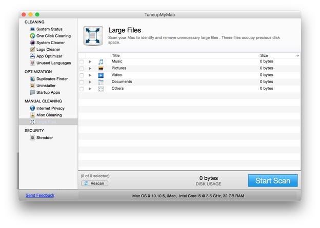Как да намерите и изтриете големи файлове на Mac