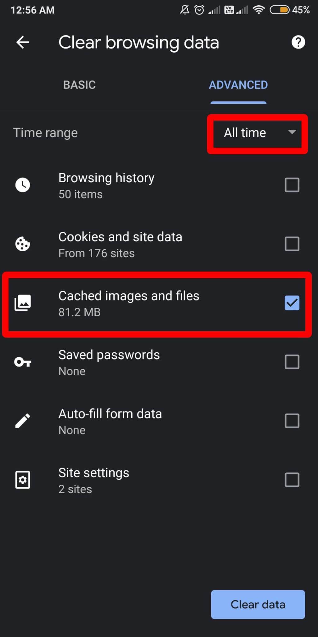 Ako vymazať vyrovnávaciu pamäť systému Android