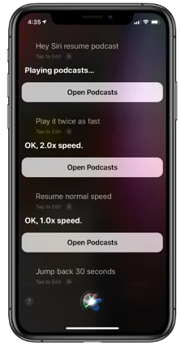 Μάθετε πώς να χρησιμοποιείτε τα Podcast με το Siri