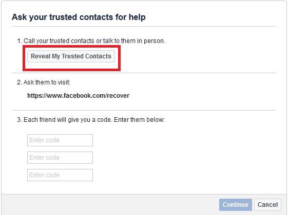 Povratite pristup Facebook računu s pouzdanim kontaktima