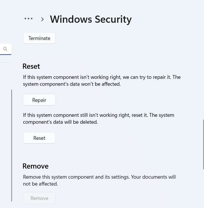 Kako popraviti šifru pogreške programa Windows Defender 0x8007139F u sustavu Windows 11/10