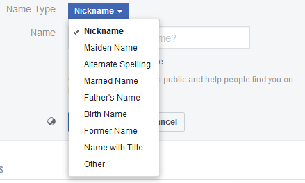 Hur man ändrar ditt namn på Facebook