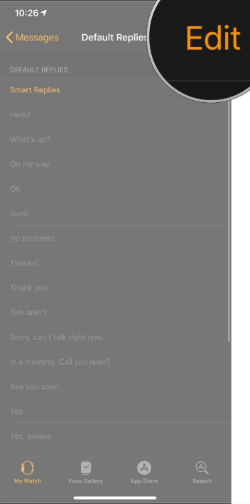 Πώς να δημιουργήσετε τις δικές σας απαντήσεις μηνυμάτων για το Apple Watch
