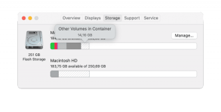 Sådan fjerner du andre mængder i container på Mac