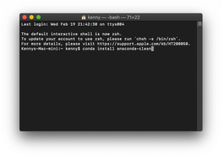 Πώς να απεγκαταστήσετε το Anaconda από το Mac σας χρησιμοποιώντας το τερματικό