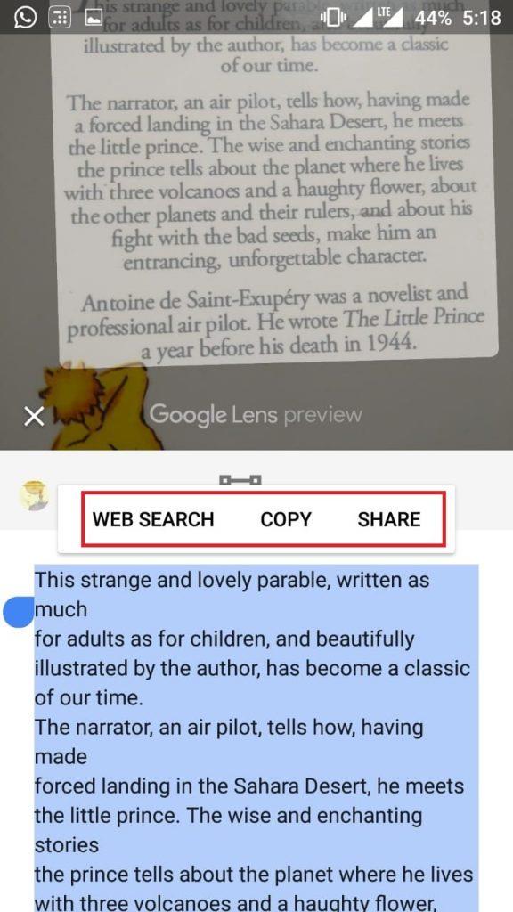 Kako kopirati sadržaj iz udžbenika pomoću Google objektiva