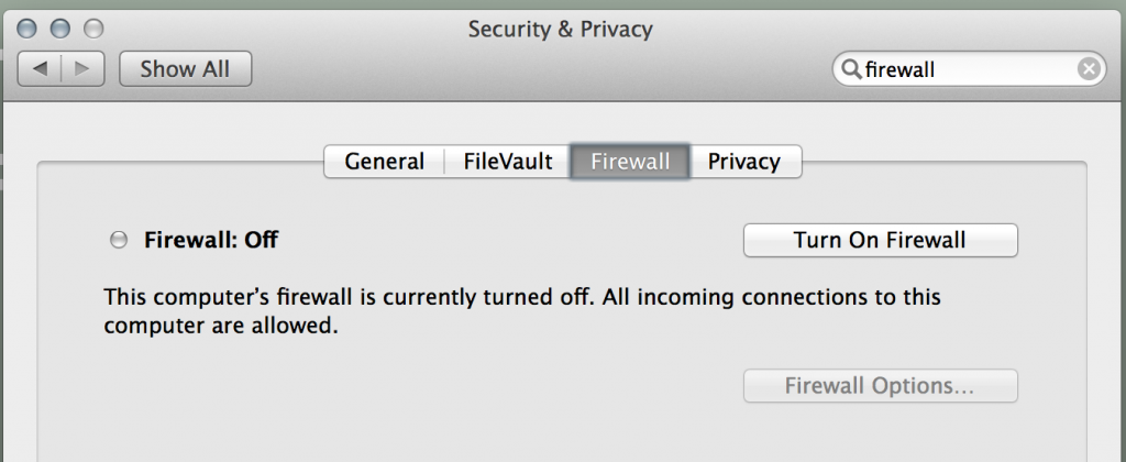 Sådan aktiveres/deaktiveres Mac Firewall