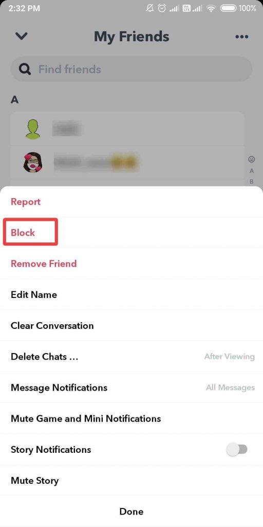 Jak odstranit nebo zablokovat někoho na Snapchat, aniž by o tom věděl