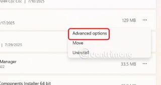 Kako ponastaviti aplikacije v računalnikih z operacijskim sistemom Windows