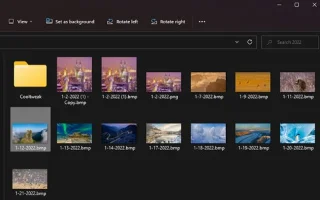 Navodila za spreminjanje ozadja v sistemu Windows 11