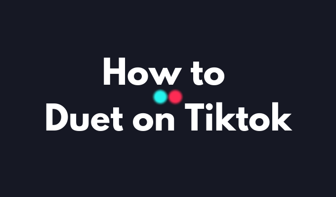 Si të bëni duet në Tiktok