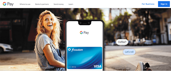 Hvordan sende penger via e-post med Google Pay