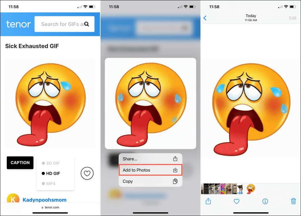 Com desar GIF animats al mòbil i a l'ordinador