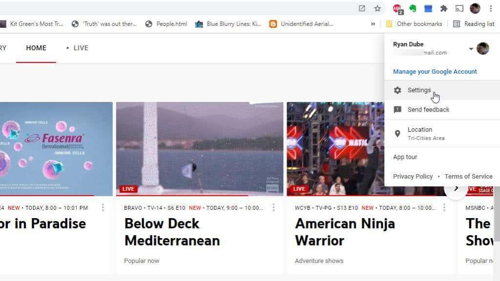 Jak nastavit rodinné sdílení YouTube TV