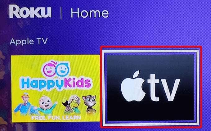 Hur man tittar på Apple TV på Roku