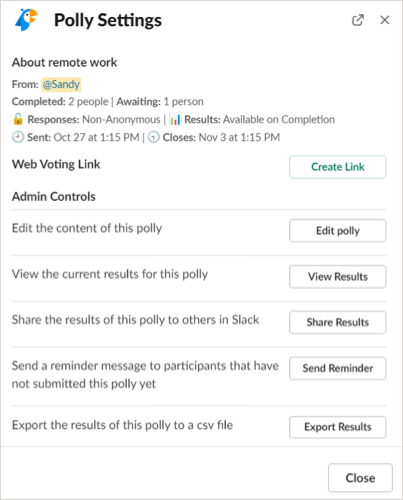 Com crear i utilitzar enquestes a Slack