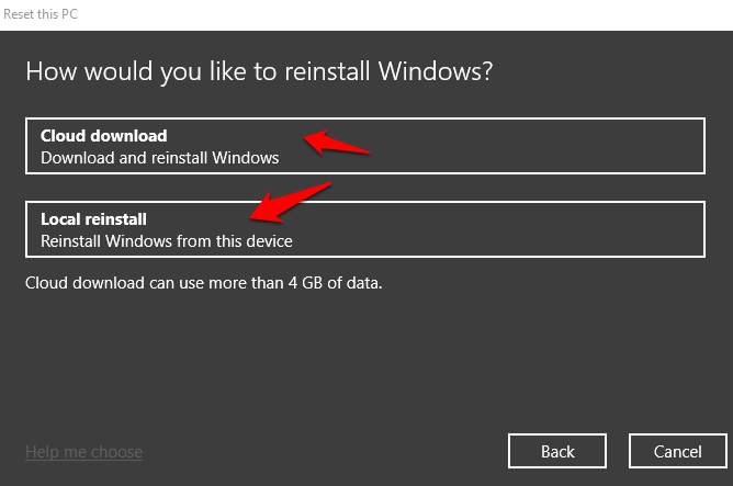 Com restablir la configuració de fàbrica Windows 10