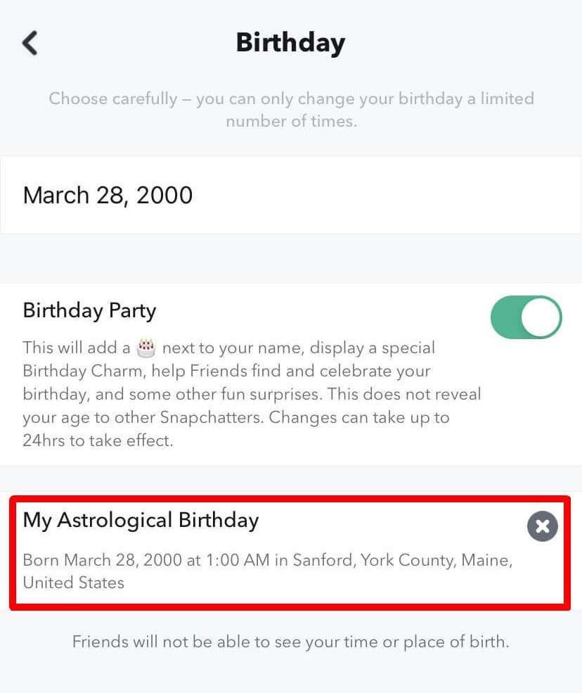 Com utilitzar el perfil astrològic a Snapchat