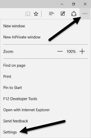 Adobe Flashi keelamine Microsoft Edge'is Windows 10-s