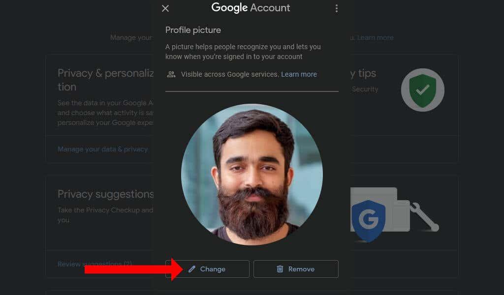 Com canviar la vostra imatge de perfil de Google