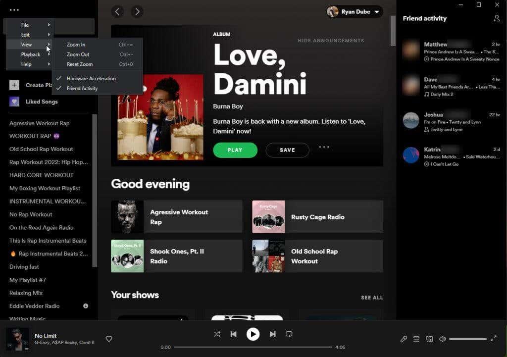 Com veure l'activitat dels teus amics a Spotify