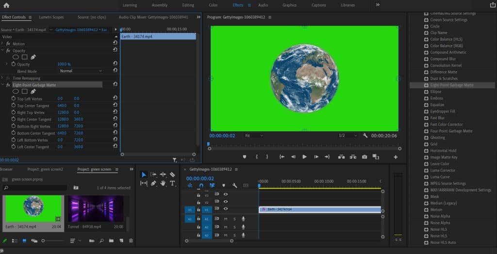 Com editar el vídeo de pantalla verda a Adobe Premiere Pro