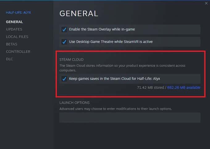 Como usar Steam Cloud Saves para os teus xogos